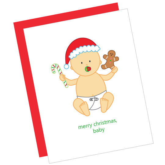 Greeting Card: MERRY CHRISTMAS BABY
