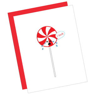 Greeting Card: I SUCK