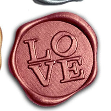 Load image into Gallery viewer, Wax Seal Stickers: CRIMSON LOVE
