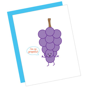 Greeting Card: I'M SO GRAPEFUL