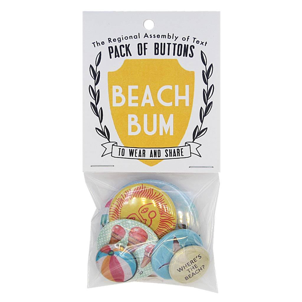 Pack of Pins: BEACH BUM