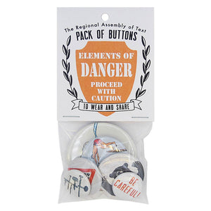 Pack of Pins: ELEMENTS OF DANGER