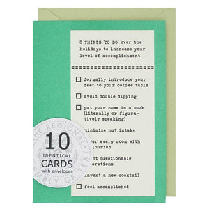 Boxed Greeting Cards: HOLIDAY TO DO LIST