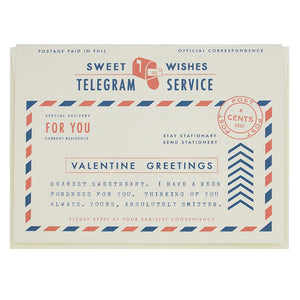 Greeting Card: VALENTINE'S TELEGRAM