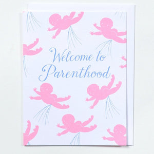 Greeting Card: WELCOME TO PARENTHOOD