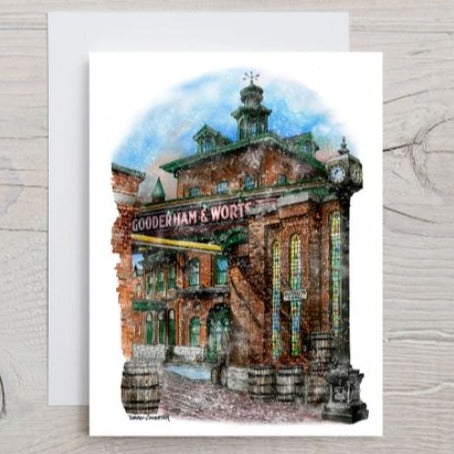 Greeting Card: DISTILLERY DISTRICT WINTER