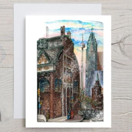 Greeting Card: ST LAWRENCE MARKET WINTER