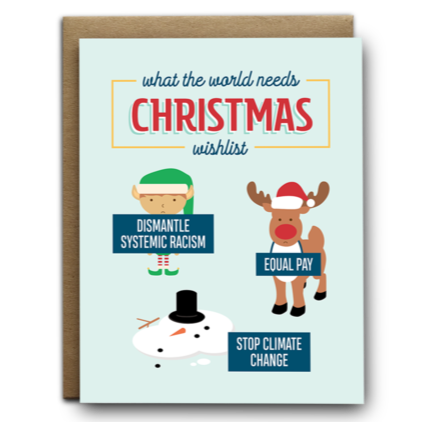 Greeting Card: CHRISTMAS WISHLIST