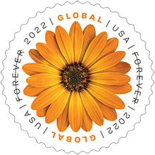 Load image into Gallery viewer, United States Postal Service Postage: African Daisy Global Forever Stamps
