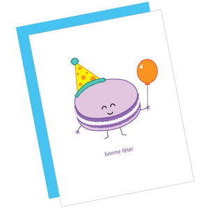 Greeting Card: BONNE FETE MACARON