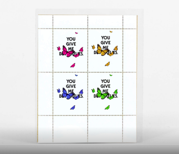 Decorative Stamps: YOU GIVE ME BUTTERFLIES