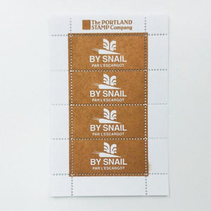 Decorative Stamps: BY SNAIL PAR L'ESCARGOT - BRONZE