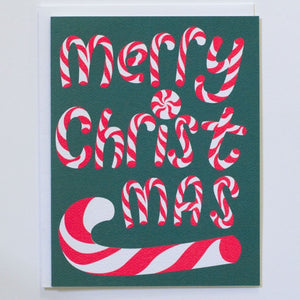 Greeting Card: CANDY CANE CHRISTMAS