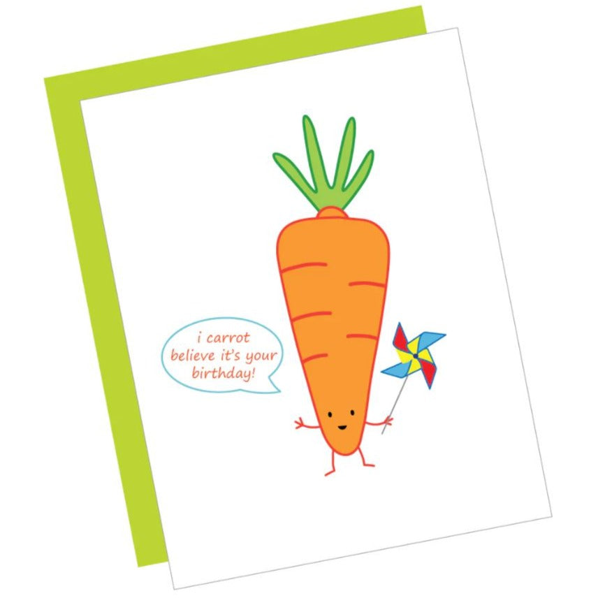 Greeting Card: I CARROT BELIEVE IT'S YOUR BIRTHDAY