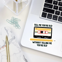 Load image into Gallery viewer, Sticker: CASSETTE + PENCIL
