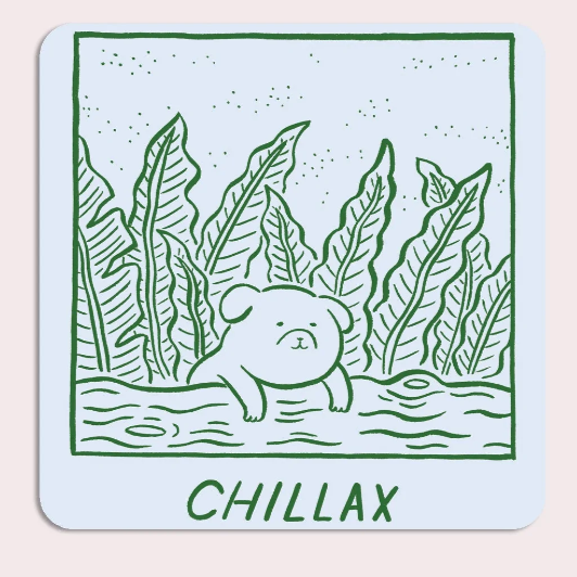 Sticker: CHILLAX