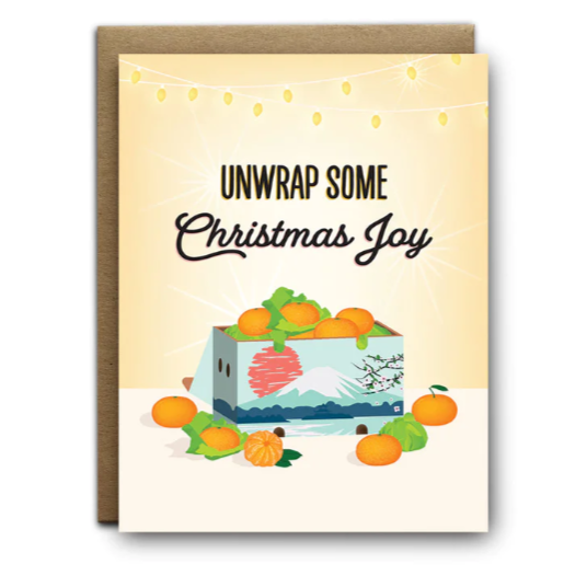 Greeting Card: UNWRAP CHRISTMAS JOY