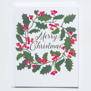 Greeting Card: CHRISTMAS WREATH