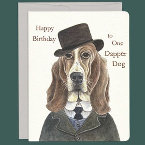 Greeting Card: HAPPY BIRTHDAY DAPPER DOG