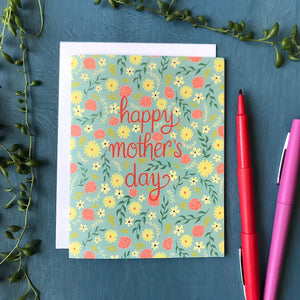 Greeting Card: DAINTY FLORAL MOTHERS DAY