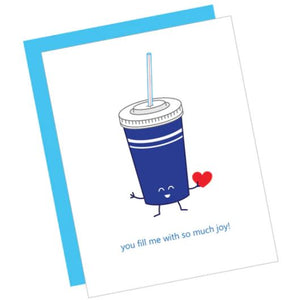 Greeting Card: FILL ME WITH JOY