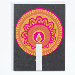 Greeting Card: GLOWING CANDLE