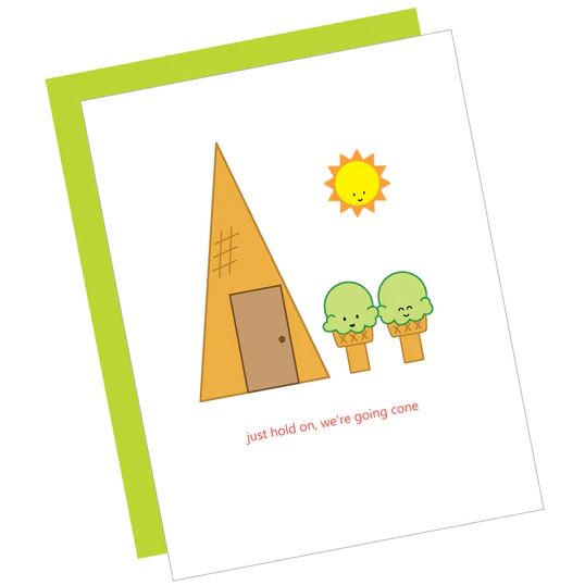 Greeting Card: GOING CONE