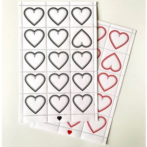 Decorative Stamps: HEARTS