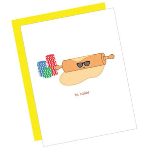 Greeting Card: HI ROLLER