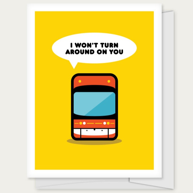 Greeting Card: NO SHORT TURNS