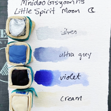 Load image into Gallery viewer, Activity Kit: LITTLE SPIRIT MOON WATERCOLOUR SHELL SET
