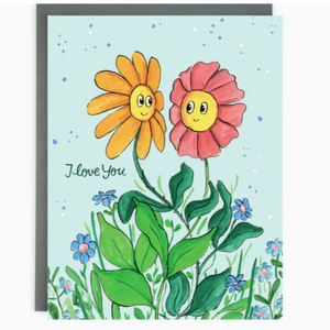 Greeting Card: FLOWER COUPLE