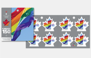 Canadian Postage: 2017 Canada 150 Marriage Equality Domestic Stamps
