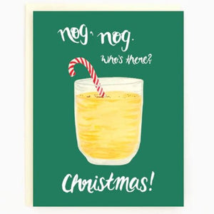 Greeting Card: NOG NOG WHO'S THERE