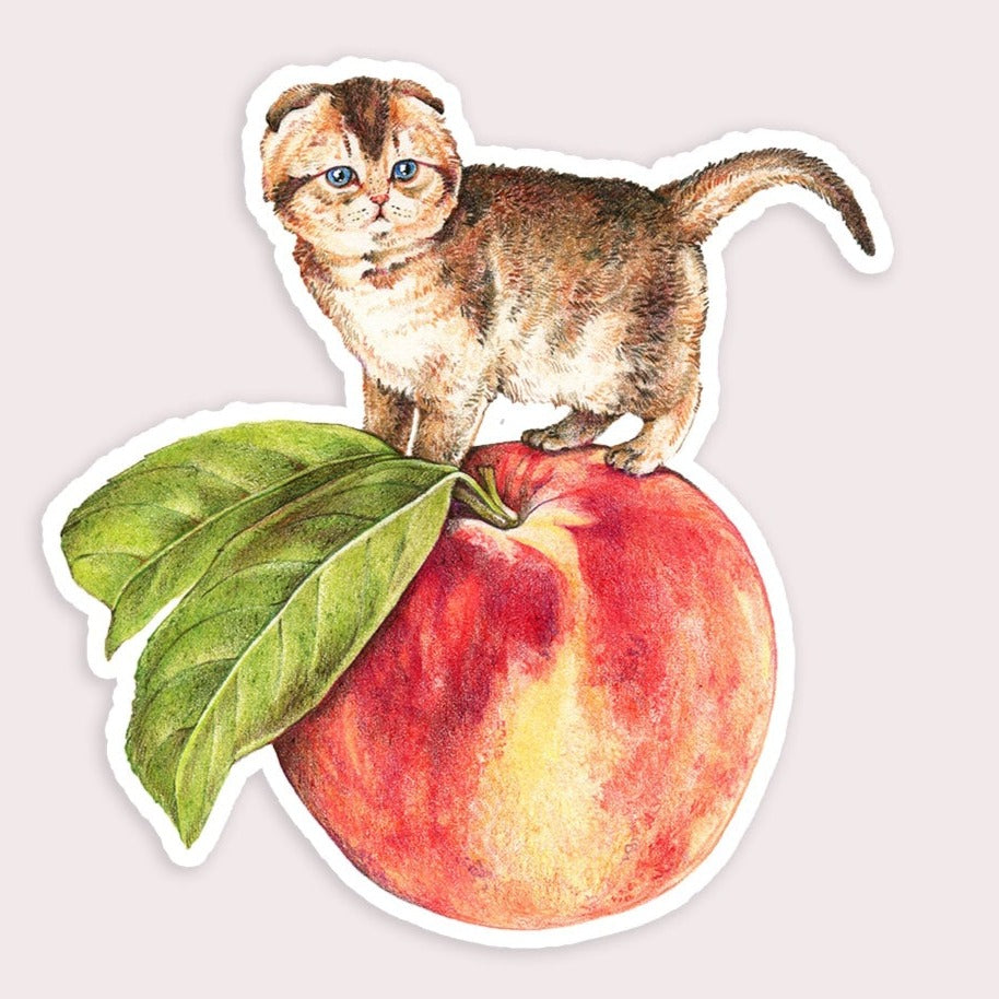 Sticker: PEACH CAT