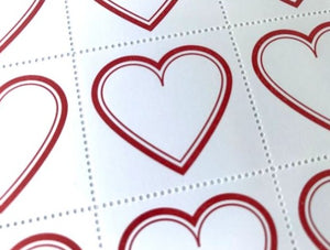 Decorative Stamps: HEARTS