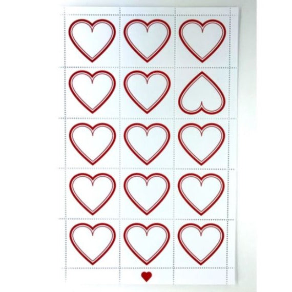 Decorative Stamps: HEARTS