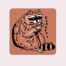 Load image into Gallery viewer, Sticker: Scrappy Raccoon
