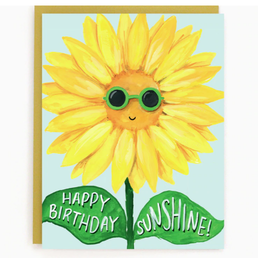 Greeting Card: BIRTHDAY SUNFLOWER