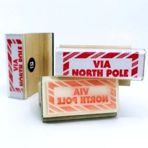 Rubber Stamp: VIA NORTH POLE