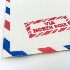 Rubber Stamp: VIA NORTH POLE