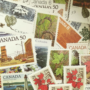 Canadian Postage: VINTAGE STAMP PACK (UNITED STATES)
