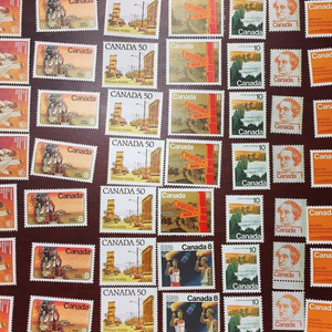 Canadian Postage: VINTAGE STAMP PACK (MIXED SELECTION)
