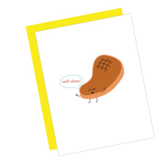Greeting Card: WELL DONE STEAK