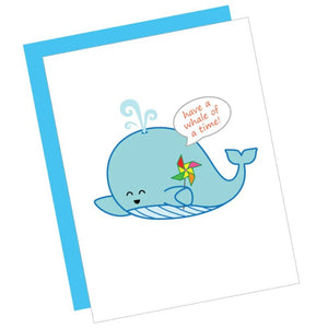 Greeting Card: HAVE A WHALE OF A TIME