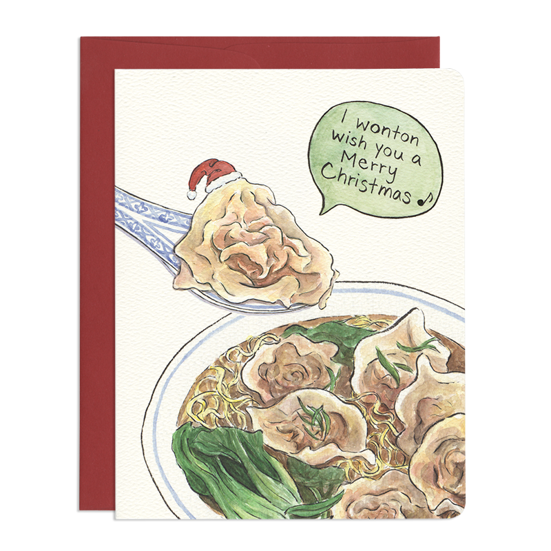 Greeting Card: WONTON CHRISTMAS